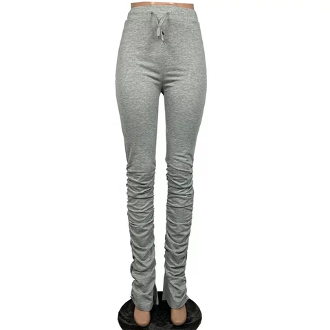 Pleated Stacked Legging