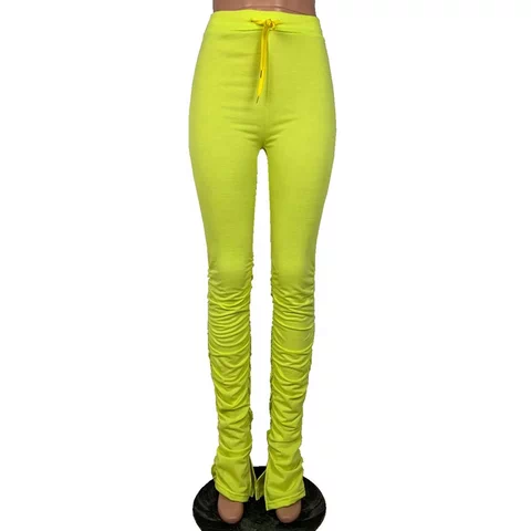 Pleated Stacked Legging