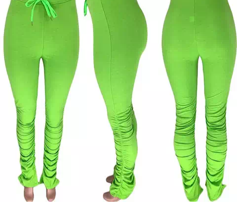 Pleated Stacked Legging