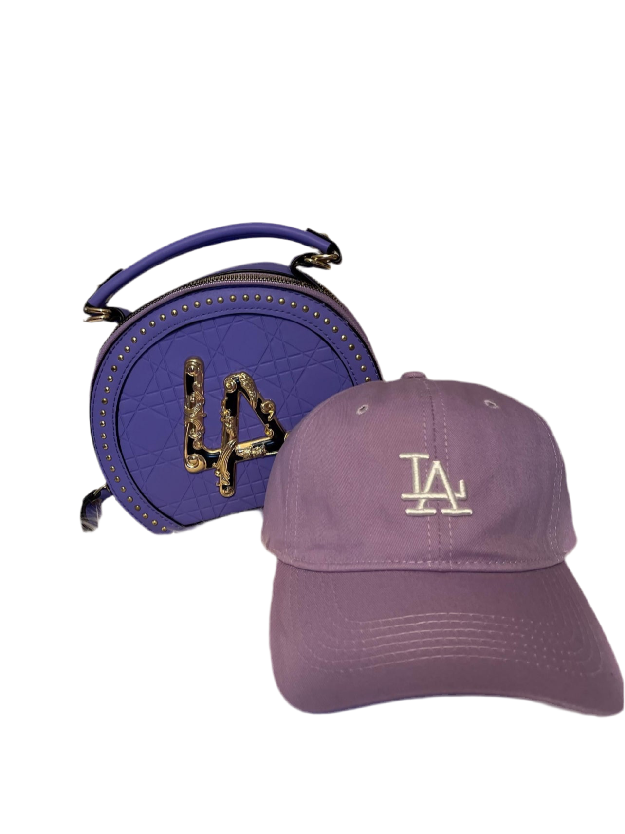 LA Hat and Purse Set