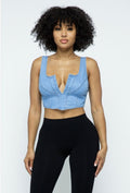 Denim Dream Sculpt Crop Top