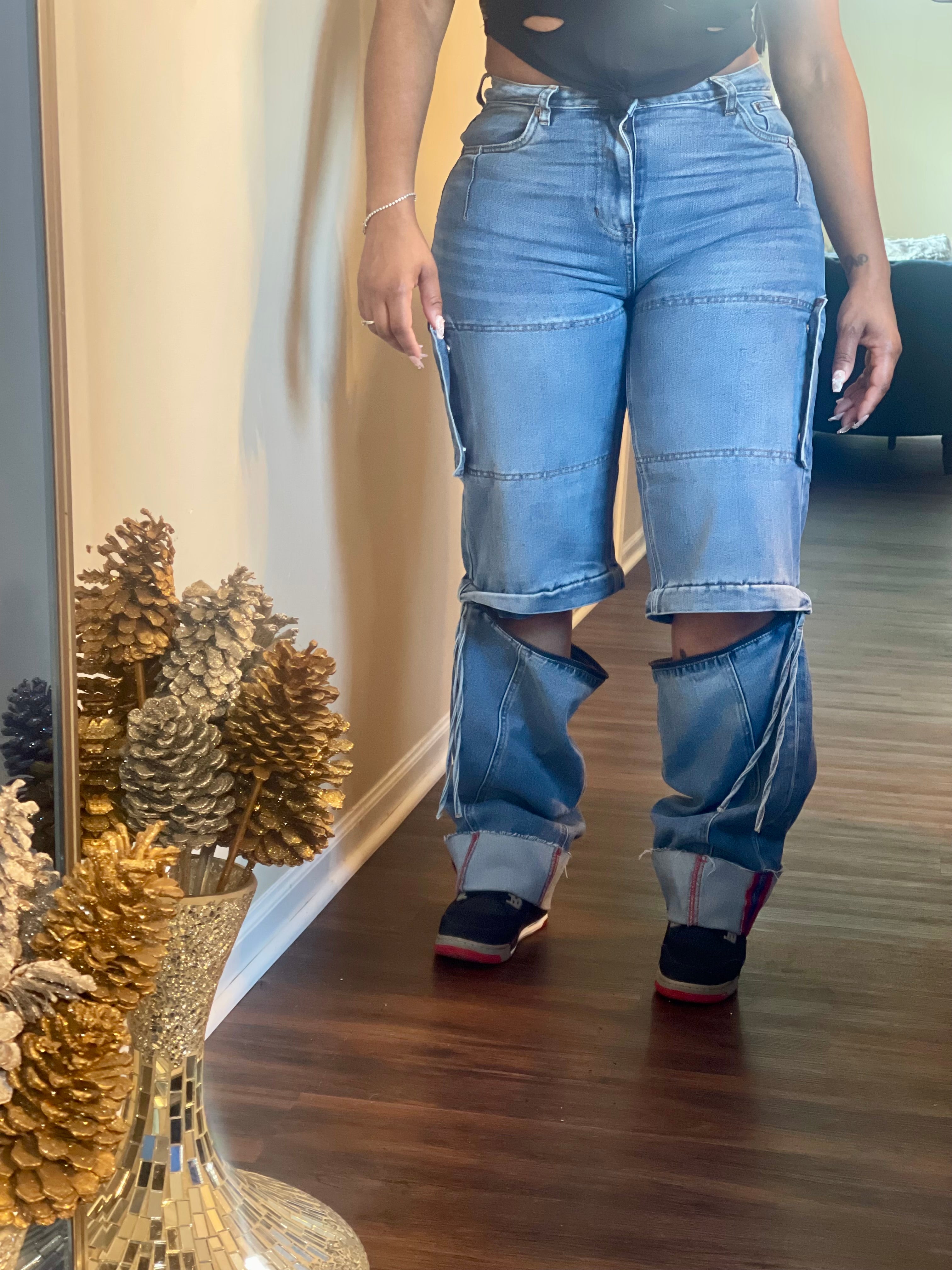 The Letting Go Convertible Cargo Jeans