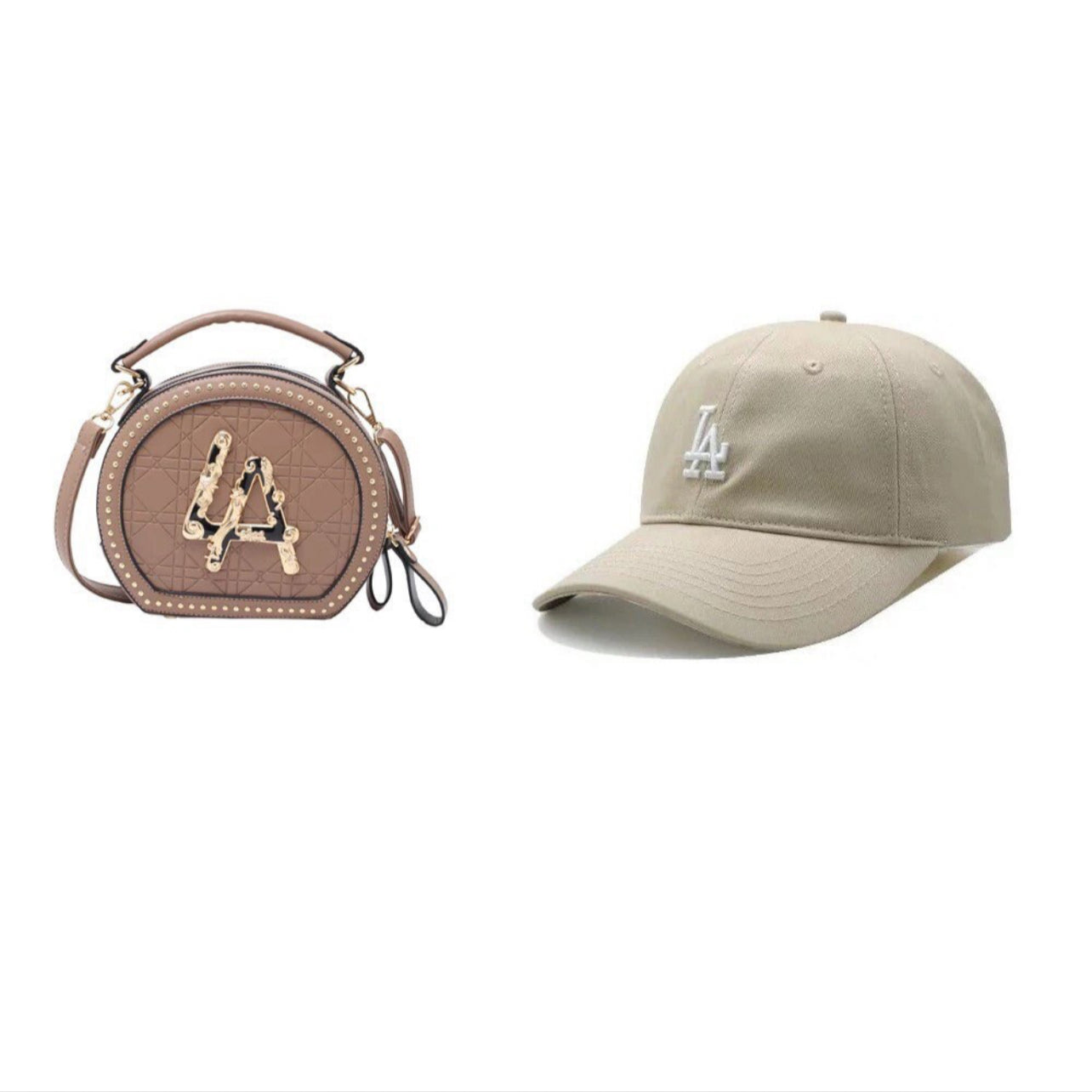 LA Hat and Purse Set