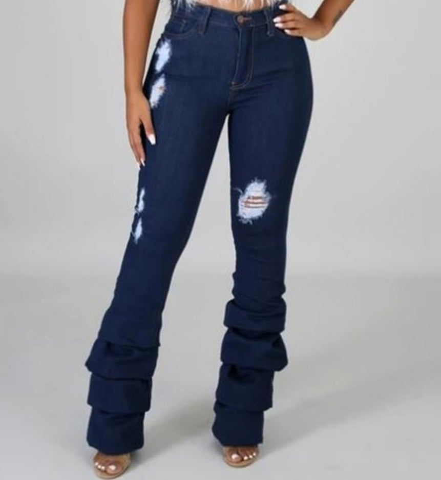 Ruched Rocki Heavy Bottom Pants