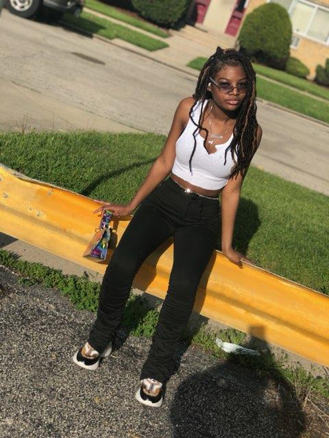 Pleated Stacked Legging