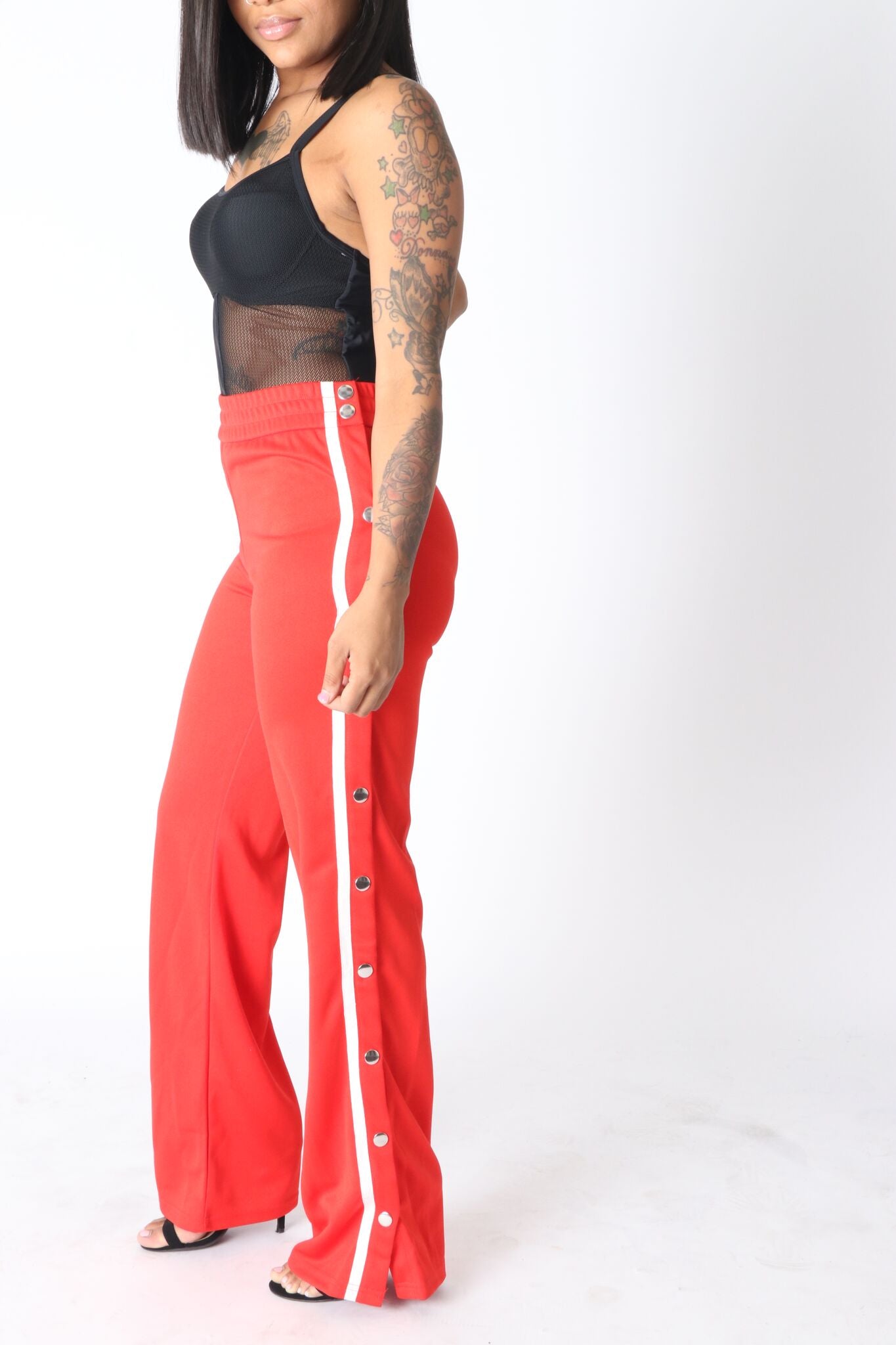 Red Hang On Track Pant