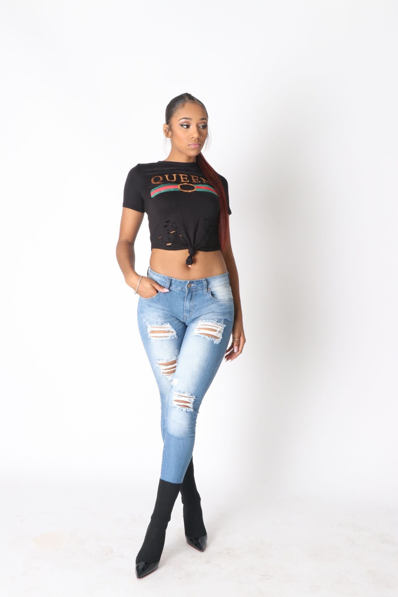 Distressed Skinny Jean