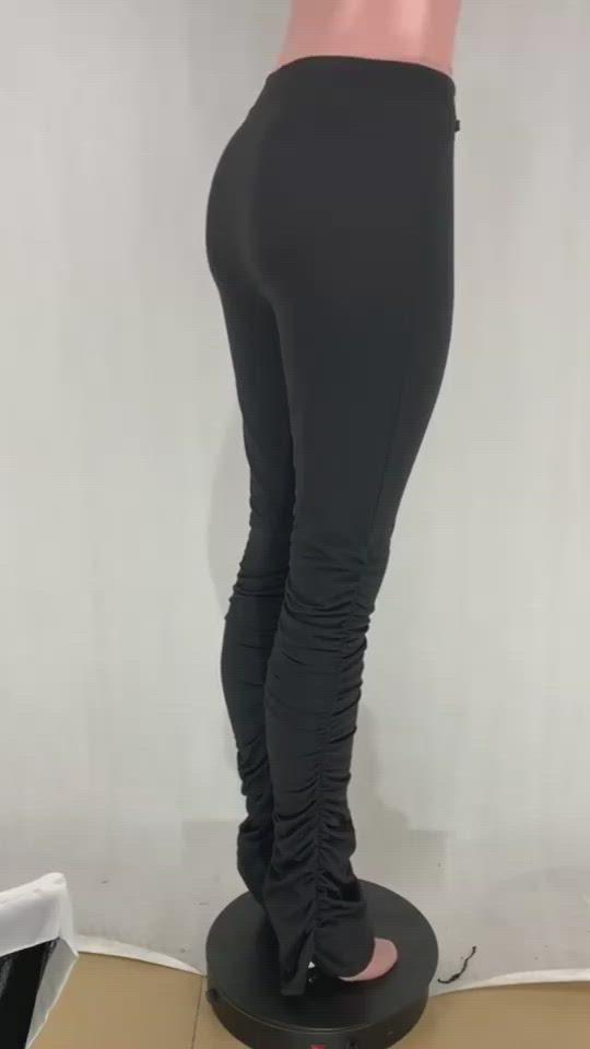 Pleated Stacked Legging