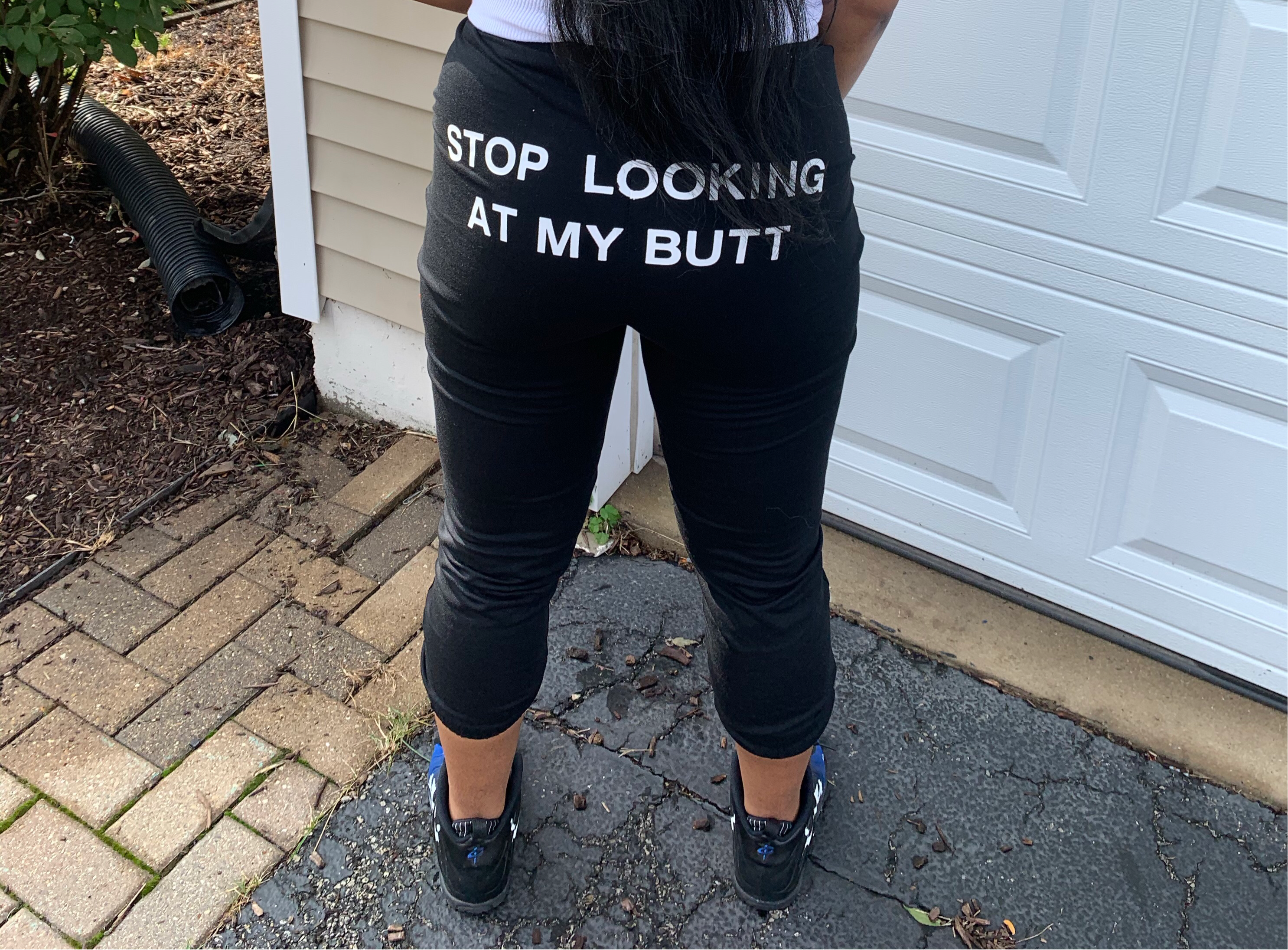 Stop Looking at my Butt Stretchy Joggers