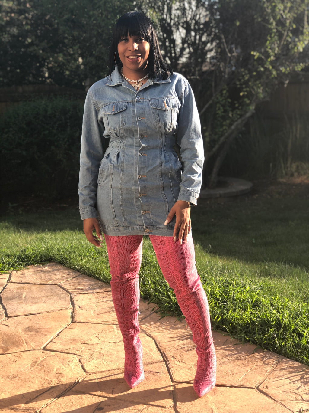 Interest Free Jacket Dress