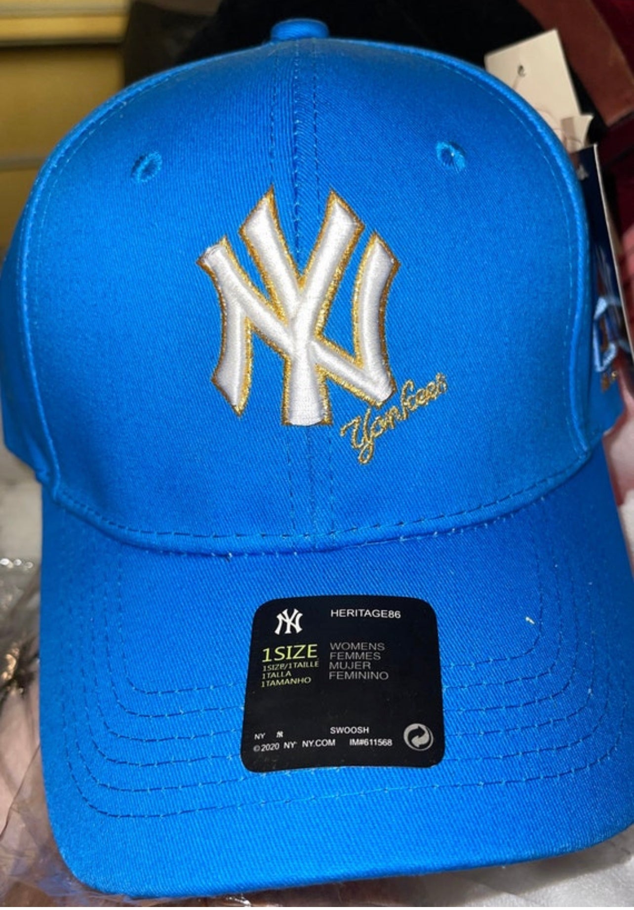 NY adjustable baseball Hat Only