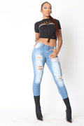 Distressed Skinny Jean