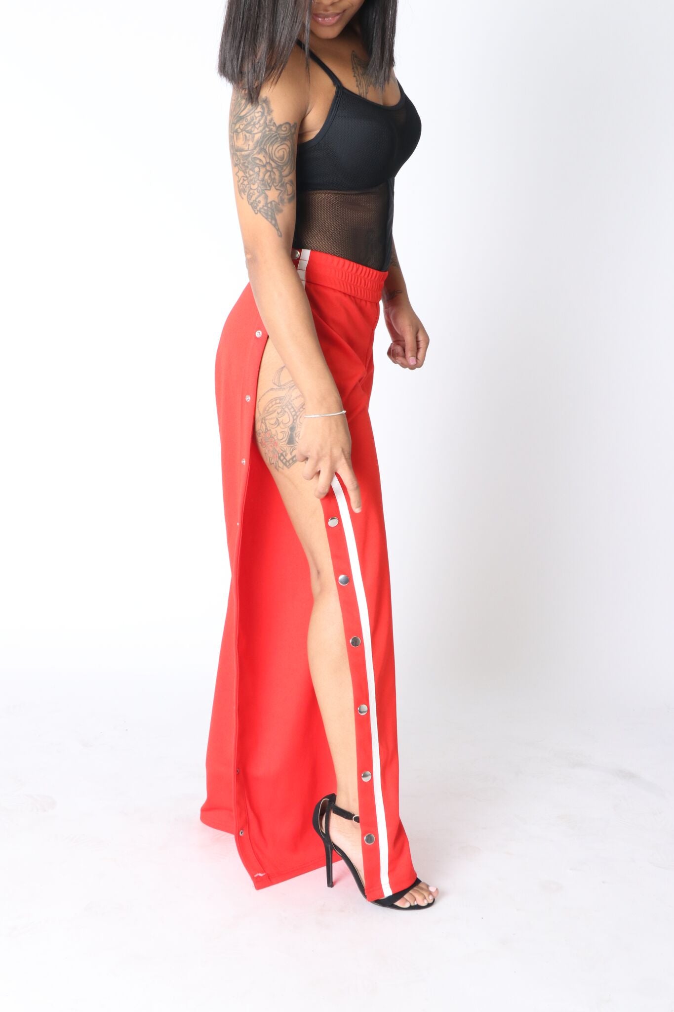 Red Hang On Track Pant