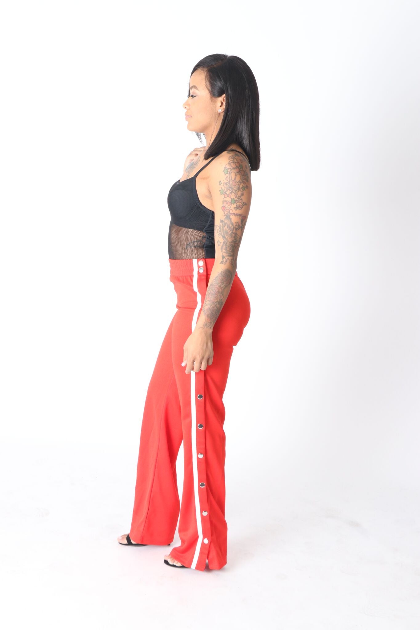 Red Hang On Track Pant